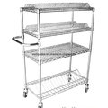 NSF Approval ESD Reel Storage Cart Trolley for Factory