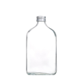 350ml flat flask coffee glass bottle for liquor