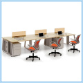 4 person office furniture workstation office desk frame