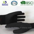 Guantes de trabajo de seguridad de acabado de arena (SL-NS112)