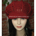 Hand Crochet Hat Pattern Slouchy Womens Newsgirl Newsboy Hat Cap