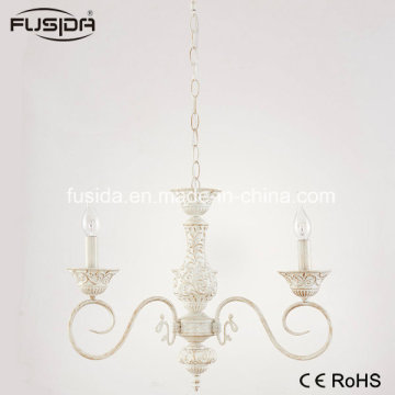 Lâmpada de estilo europeu candelabro e pendente, iluminação