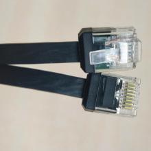 FLAT Ethernet CAT6 Kabel mit kurzem Körper RJ45