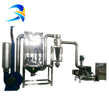 Cyclone-separate pulse spice grinder for the food industry