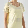 Lightweight Split Riding Top T-shirt Women Short Sleeve