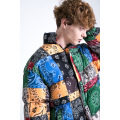 High Quality Men's Bandana Puffer Coat for Sale