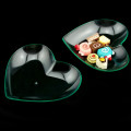 Plastic Plate Disposable Tray Heart Shaped Plate