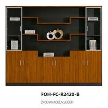 High Quality Luxury Antique Wooden Large Open Office File Cabinet (FOH-FC-R2420-B)