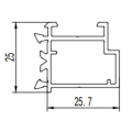 moule d&#39;extrusion de fenêtres en aluminium de pont cassé