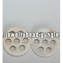 lotus root shape freshwater shell beads