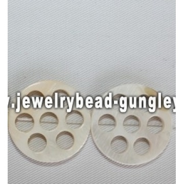 lotus root shape freshwater shell beads