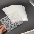 Hoja de plantilla mylar en blanco de 125micron para pintura de BodyArt