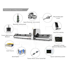 Máquina de corte a laser de metal para aço inoxidável