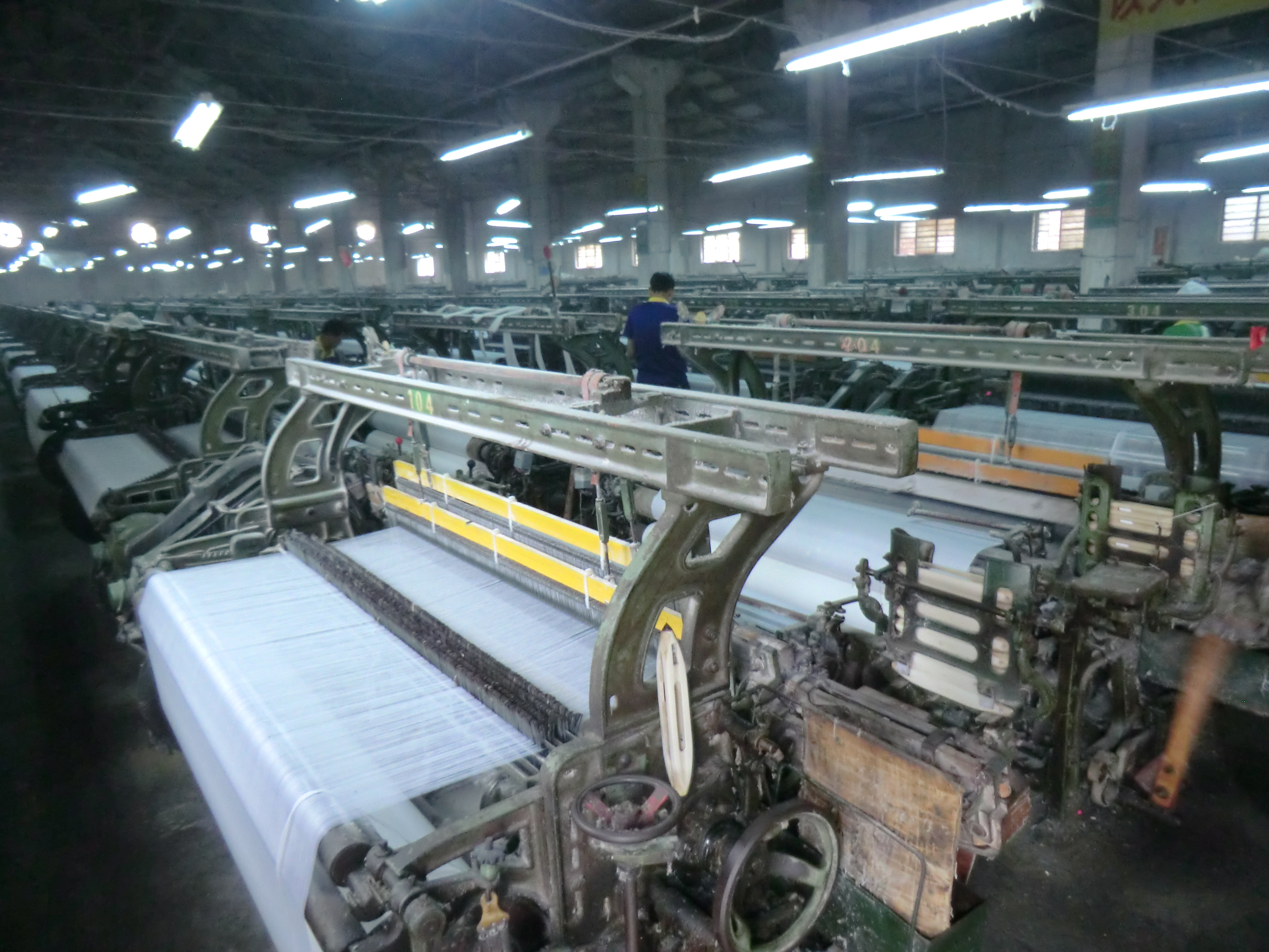 TC process active woven dyed fabri