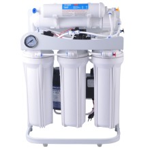 6 Stage Water Filter System with Frame and Pressure Gauge