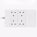 Интеллектуальная мощная струйная розетка EU / Us / UK / Au Plug 4 с 5 портами USB-зарядное устройство