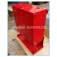 Red Powder Coated Diesel Fuel Tank