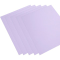 Feuille de PVC en plastique blanc opaque