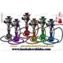 Novo design colorido Hookah médio com tubulação de forma Panda