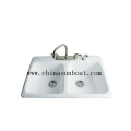 Enamel Carbon Steel Kitchen/Bathroom Sink