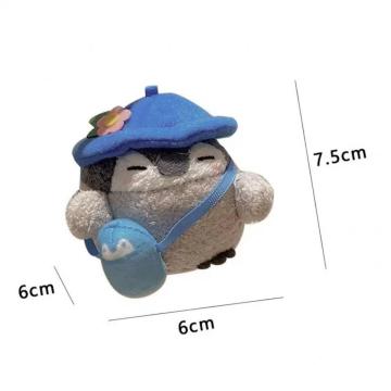 travel penguin plush stuffed toy pendant bag accessories