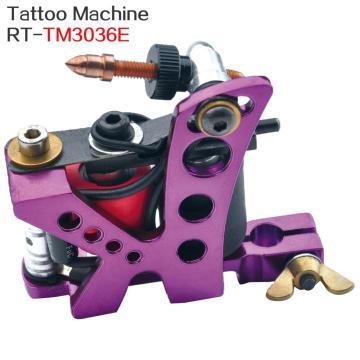 Máquina de tatuaje de hierro 10 bobinas hechas a mano.