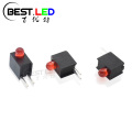 Indicador de placa de circuito de LED vermelho difuso de 3 mm