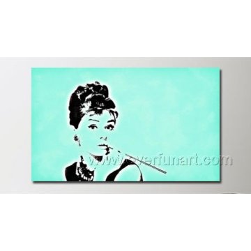 100% Handmade Home Decoração Pop Art Pinturas a Óleo (PO-004)