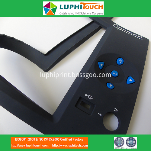 Optima VT Testing Equipment Rubber Keypad