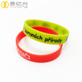 Bracelet slap bracelet en caoutchouc pvc souple