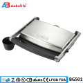 2 4 Scheiben elektrische Gusseisen Aluminium elektrische Panini-Presse Panini-Bratpfanne Kontakt Sandwich Digital Toaster ETL Sandwich Maker