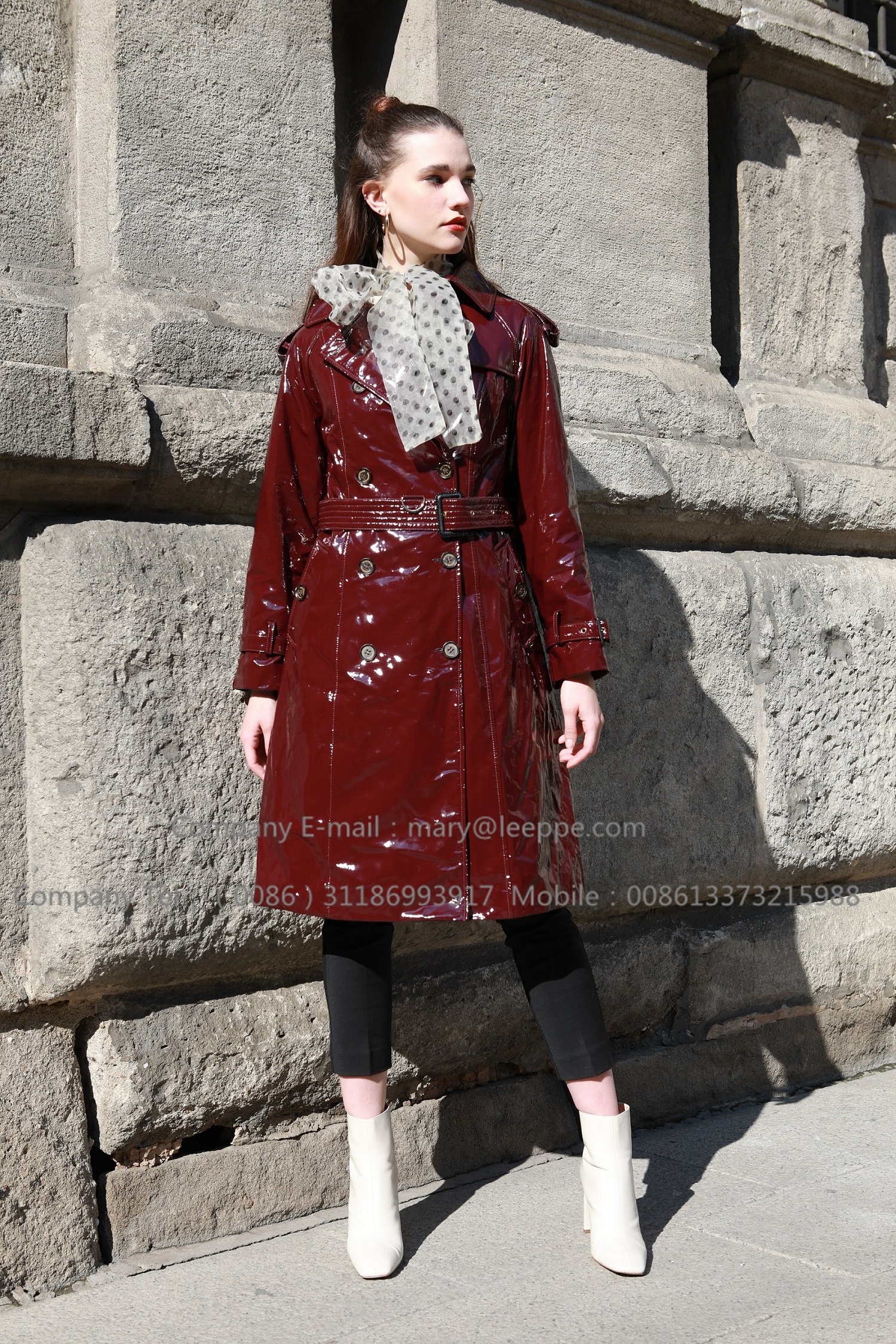 Patent Leather Coat