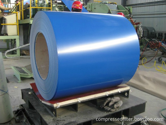 Blue color coated steel coil 