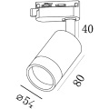 20W CE / ROHS conduziu a carcaça de luz de trilha Gu10