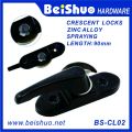 Aluminum Sliding Window Lock Crescent Lock Half Moon Lock for UPVC Sliding Double Glass Window