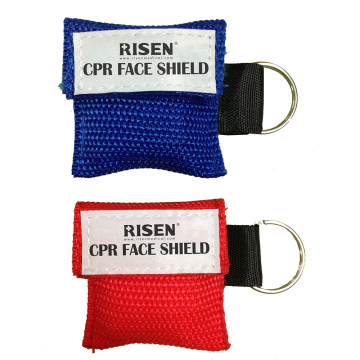 Top Selling Disposable Keychain Medical CPR Face shield/Mask