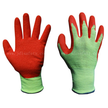 Красочные перчатки латекс с покрытием (LPS3031)