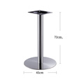 Chrome Brass Metal Table Legs Round Table Base