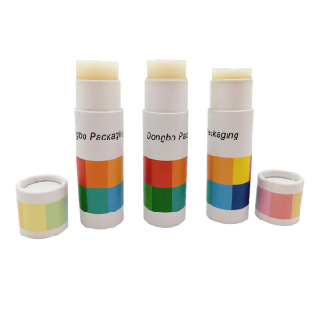 Custom Full Color Cylinder Packaging Deodorant Paper Tube