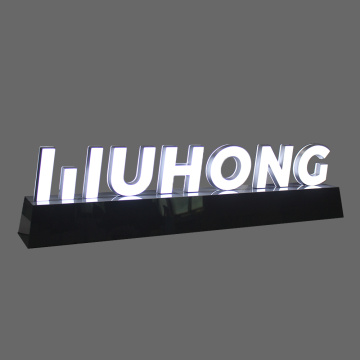 Wholesale customer clear acrylic advertising signboard