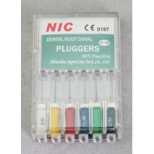 Dental Root Canal Niti Pluggers para uso manual