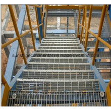 Galvanized Platform Steel Grating Stair Tread