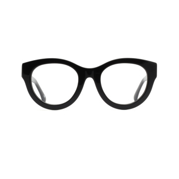 Frauen geometrische Form Acetat optische Rahmenbrille
