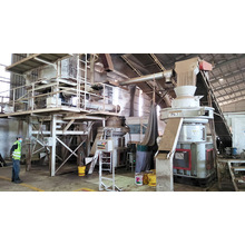 Wheat straws wood sawdust pellet production line