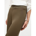 Hot sale ladies brown casual trousers