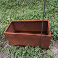 Long Square Metal Planter Box