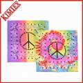 100% Polyester Fancy Colorful Screen Printing Bandana