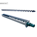 Screw chip conveyor flexible spiral screw conveyor