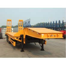 40t Low Flatbed Semi-Trailer with 3 Axles