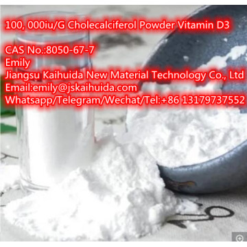 USP Food Grade100, 000IU/G холекальциферол порошок витамин D3